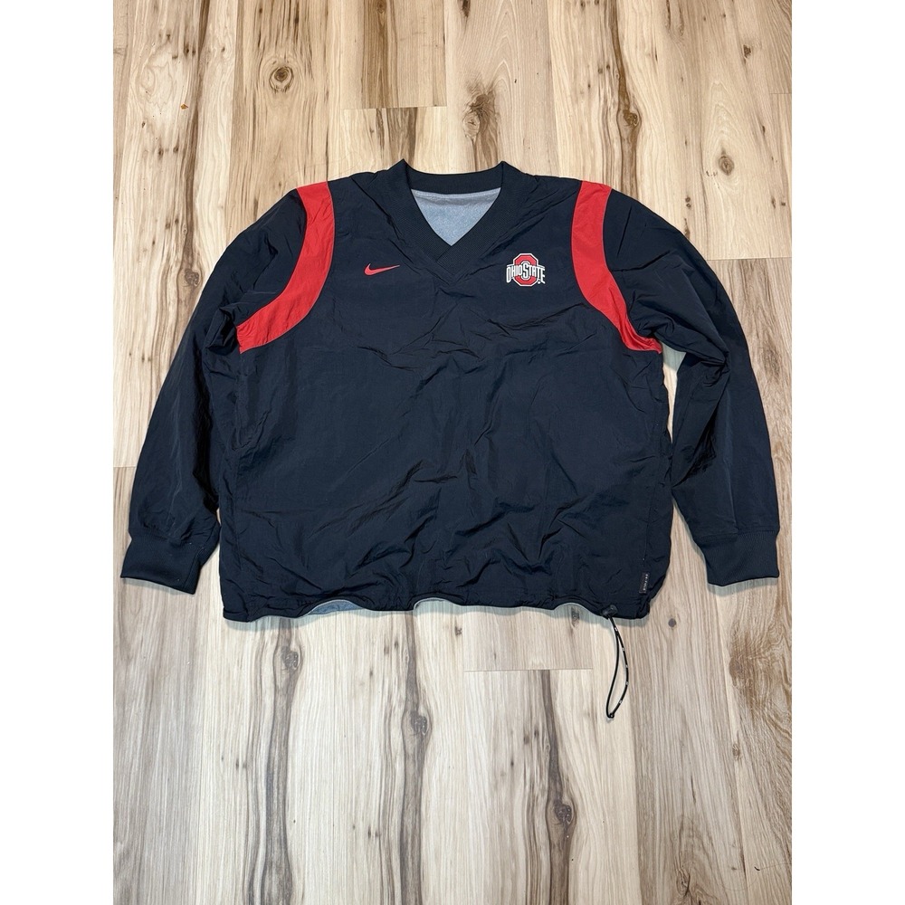 Nike Dri-FIT Ohio State Buckeyes Sideline Reversible Windbreaker Jacket Men's L